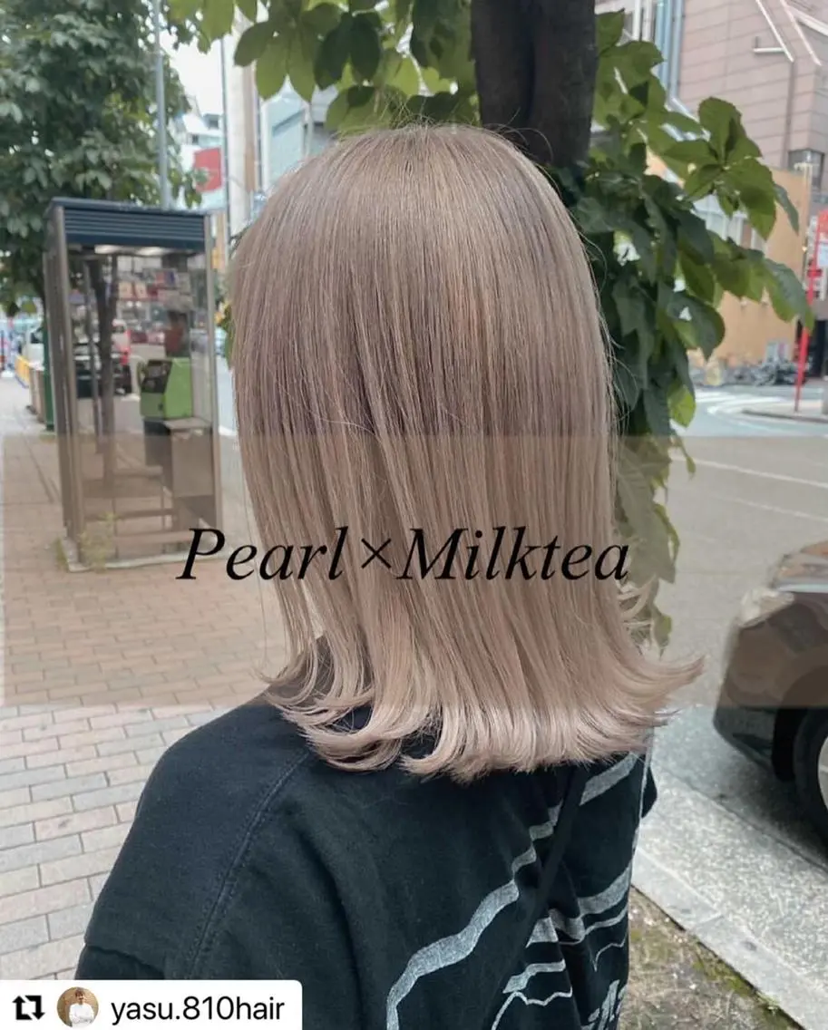 ミディアム カラー メンズ メンズブリーチ メンズハイライト メンズハイトーン ブリーチ 透明感カラー 🩷Eny terrace🩷のヘアスタイル