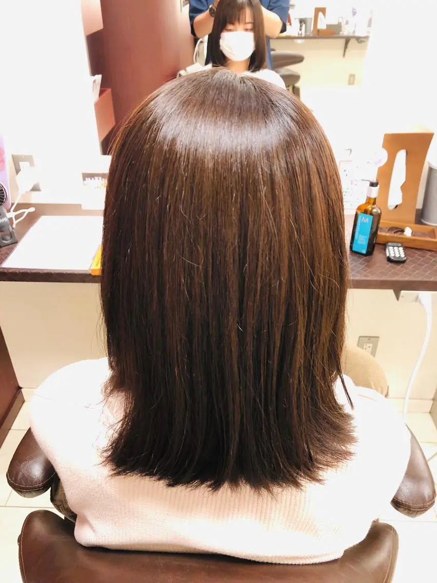 セミロング SHAPE 早坂兼斗のヘアスタイル