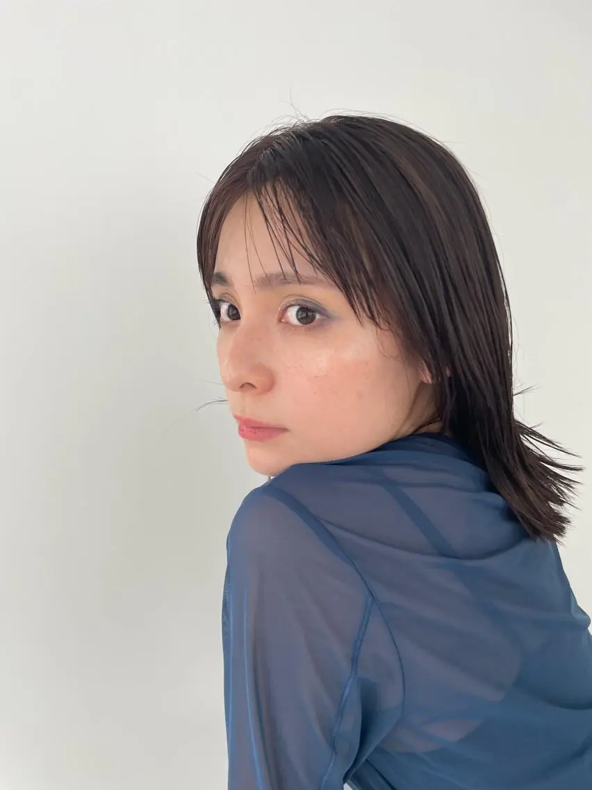 ミディアム ヘアアレンジ 井上 ほのかのヘアスタイル