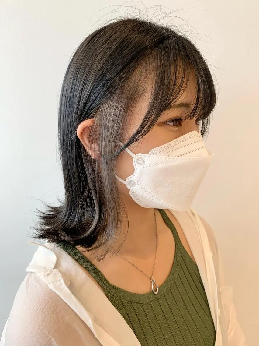 ミディアム カラー ヘアカラー トリートメント ayumi🌈 インナーカラー🌈のヘアスタイル