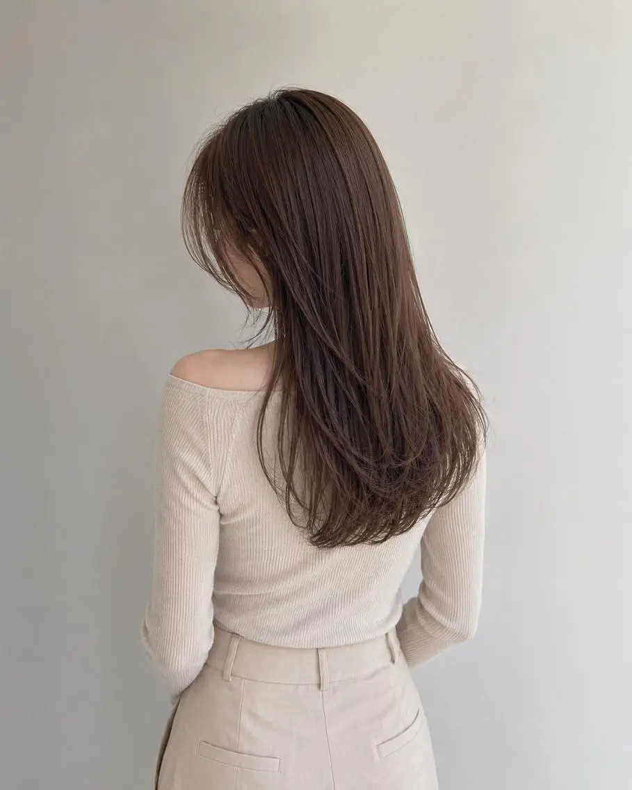 セミロング カット ヘアカラー トリートメント エクステ 長島 良翼のヘアスタイル