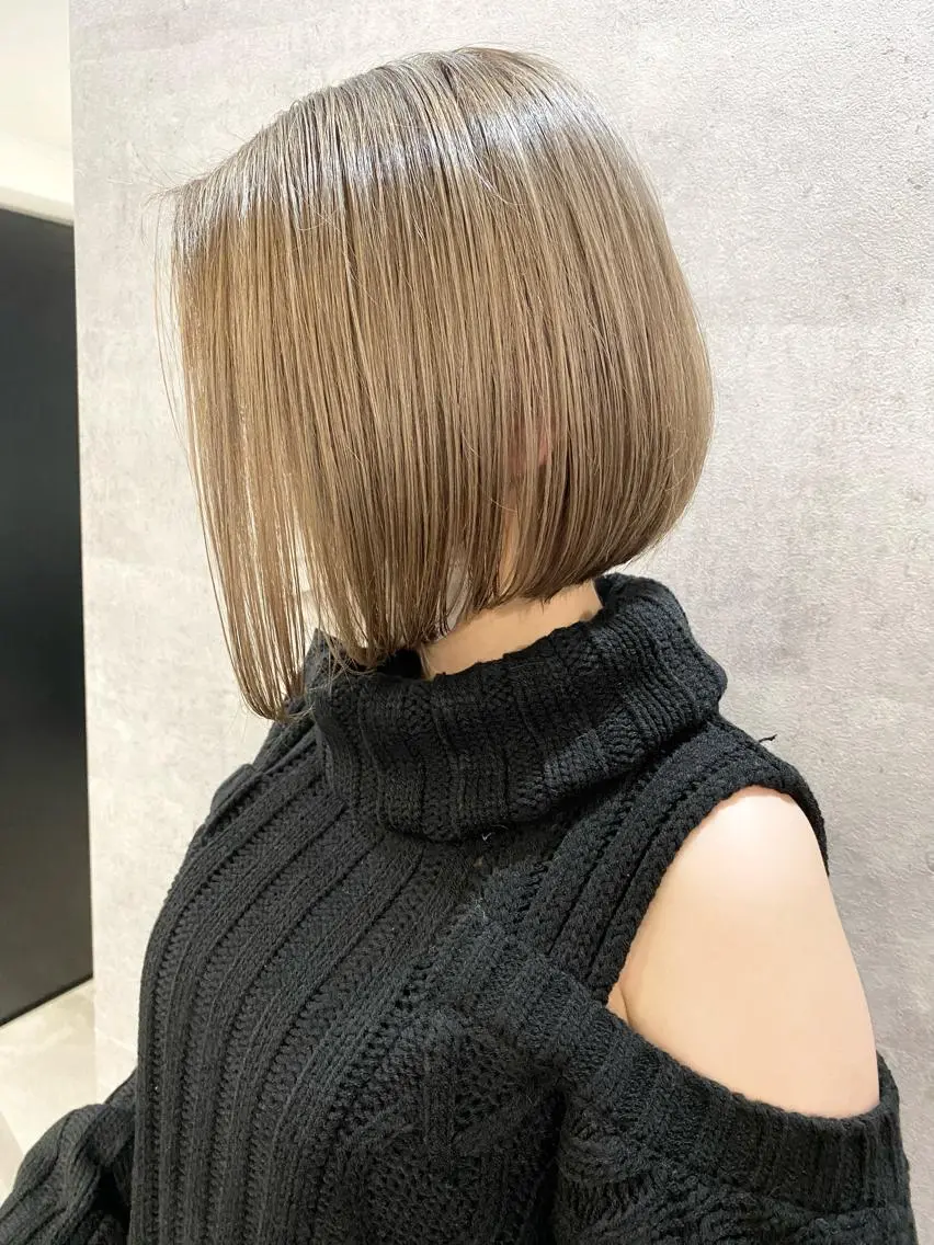 ショート カット ヘアカラー トリートメント KYOKO 【Bear】のヘアスタイル