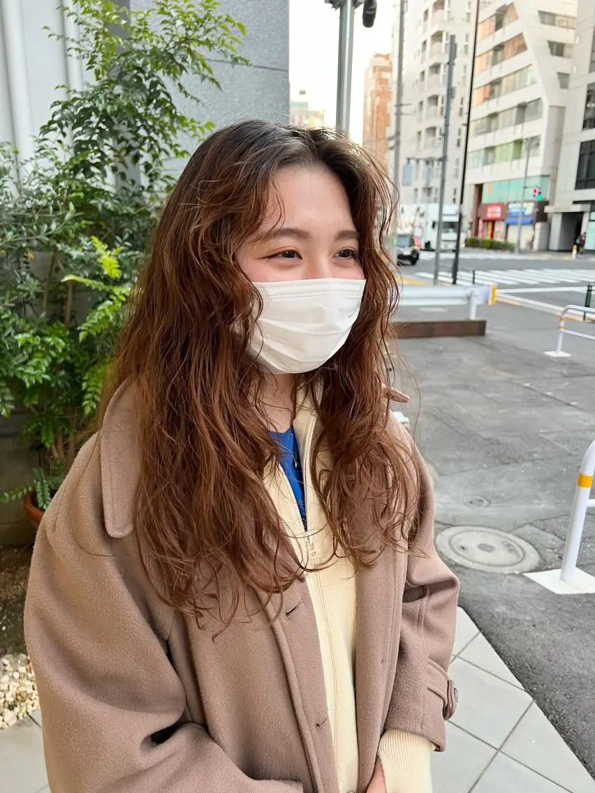ロング パーマ tokute Takahashiのヘアスタイル