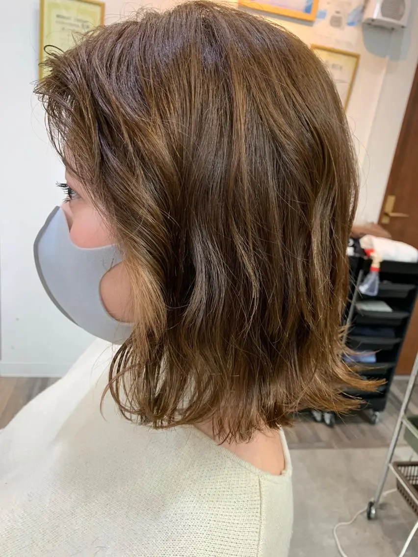 カラー ヘアカラー 野嶋 🐻のヘアスタイル