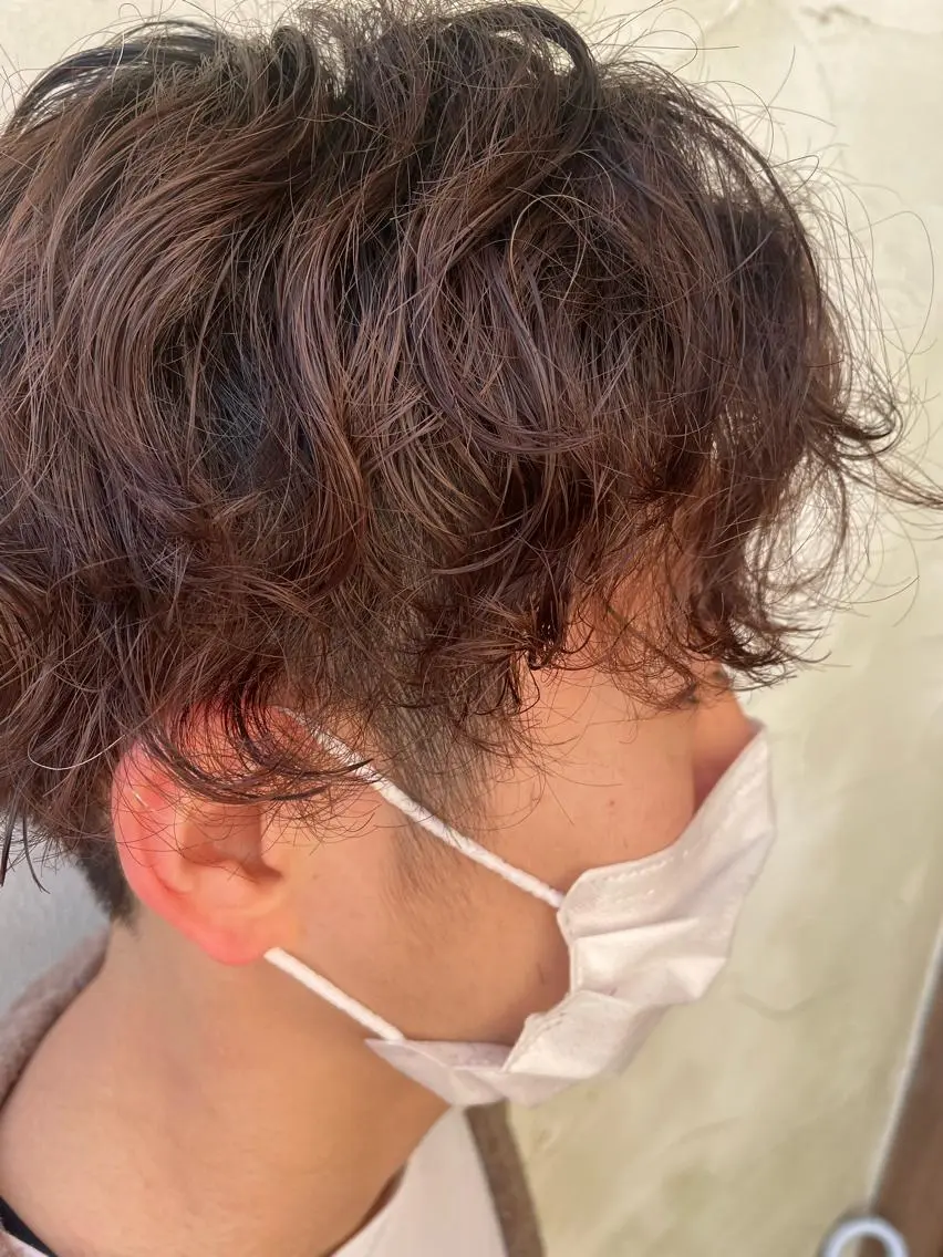 メンズ カット パーマ 追立 優稀のヘアスタイル