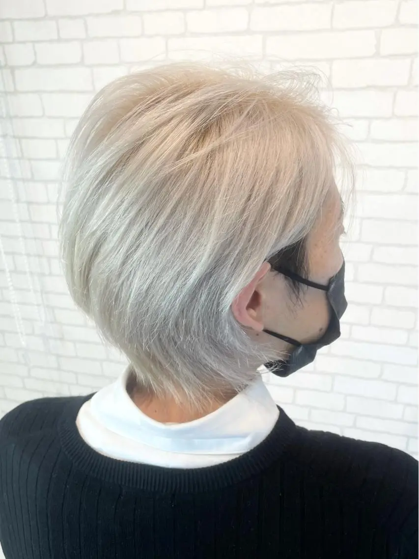 ショート ヘアカラー AMITYメンズ特化 ASUMIのヘアスタイル