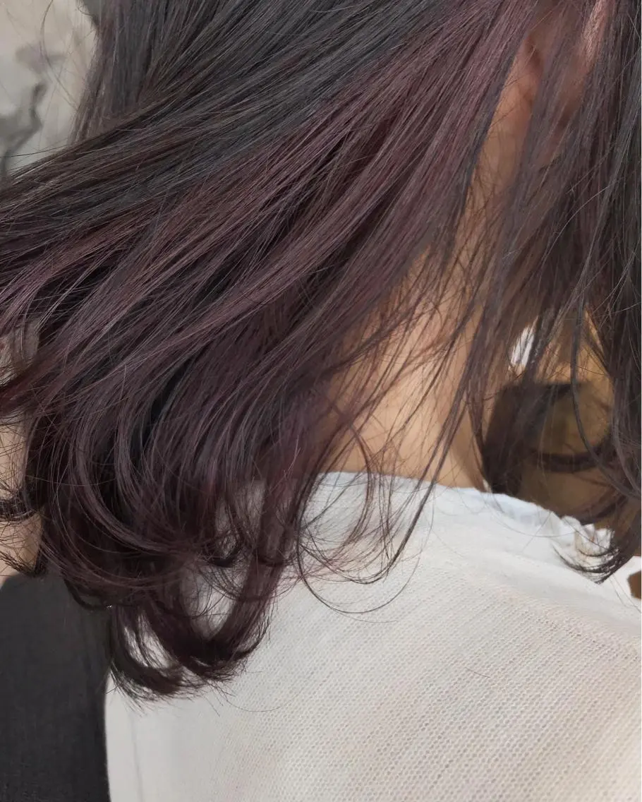カラー インナーカラー レイヤー/大人ボブ 渡邉【日吉美容室】のヘアスタイル