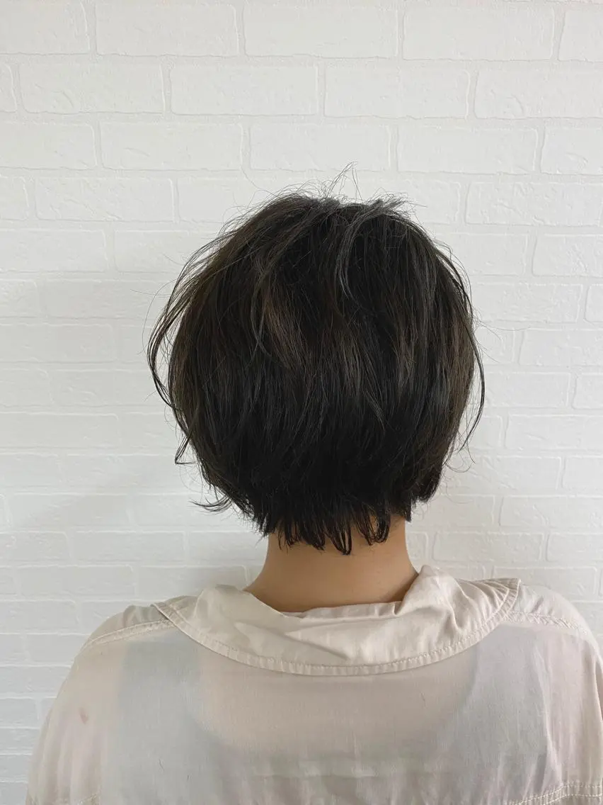 ショート カラー パーマ 🎁無料カットカラー 📷撮影モデル募集✨のヘアスタイル