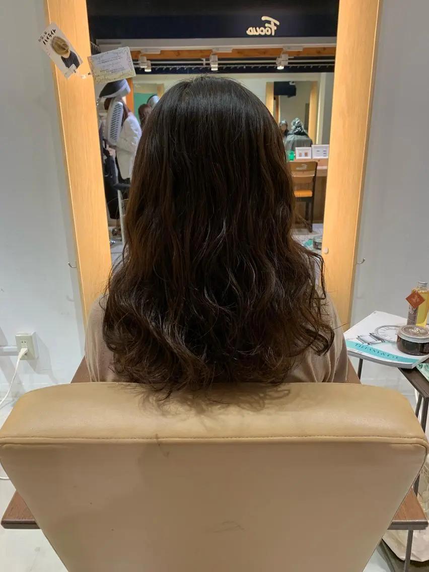 セミロング セミロングパーマ メンズ特化美容師/ 新井　洸太のヘアスタイル