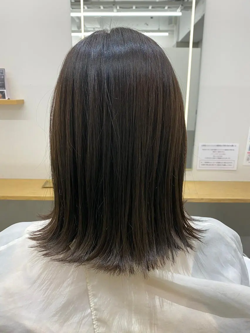 ミディアム 韓国好き🇰🇷 美容師MIKUのヘアスタイル