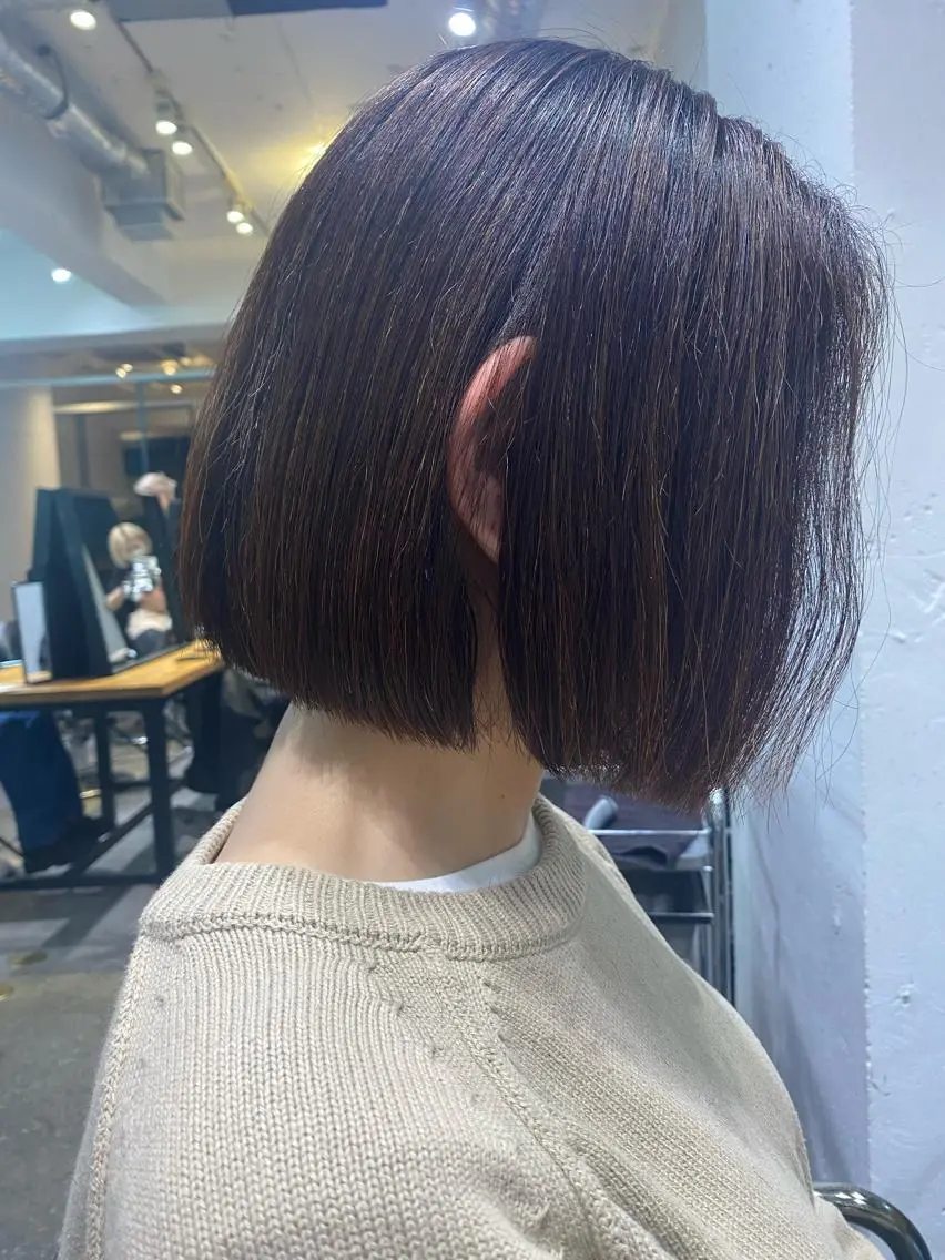 ミディアム ボブ 大江 海斗のヘアスタイル