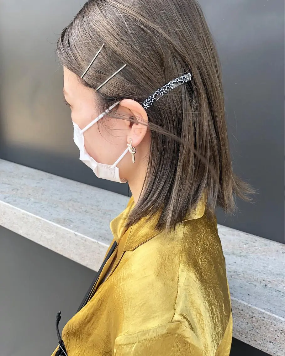 ミディアム カラー 東 みのりのヘアスタイル
