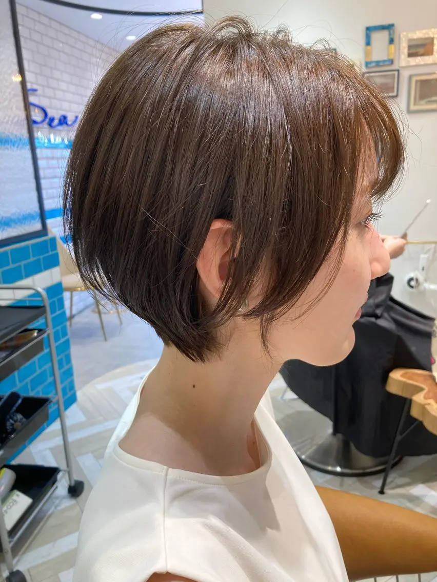 ショート ショートボブ ボブ ショートヘア レイヤー/ミディアム /ボブ/新宿のヘアスタイル