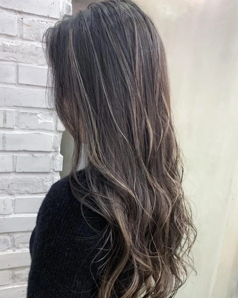 セミロング カラー ハイライトカラー ハイライト ブリーチダブルカラー 【koide】のヘアスタイル