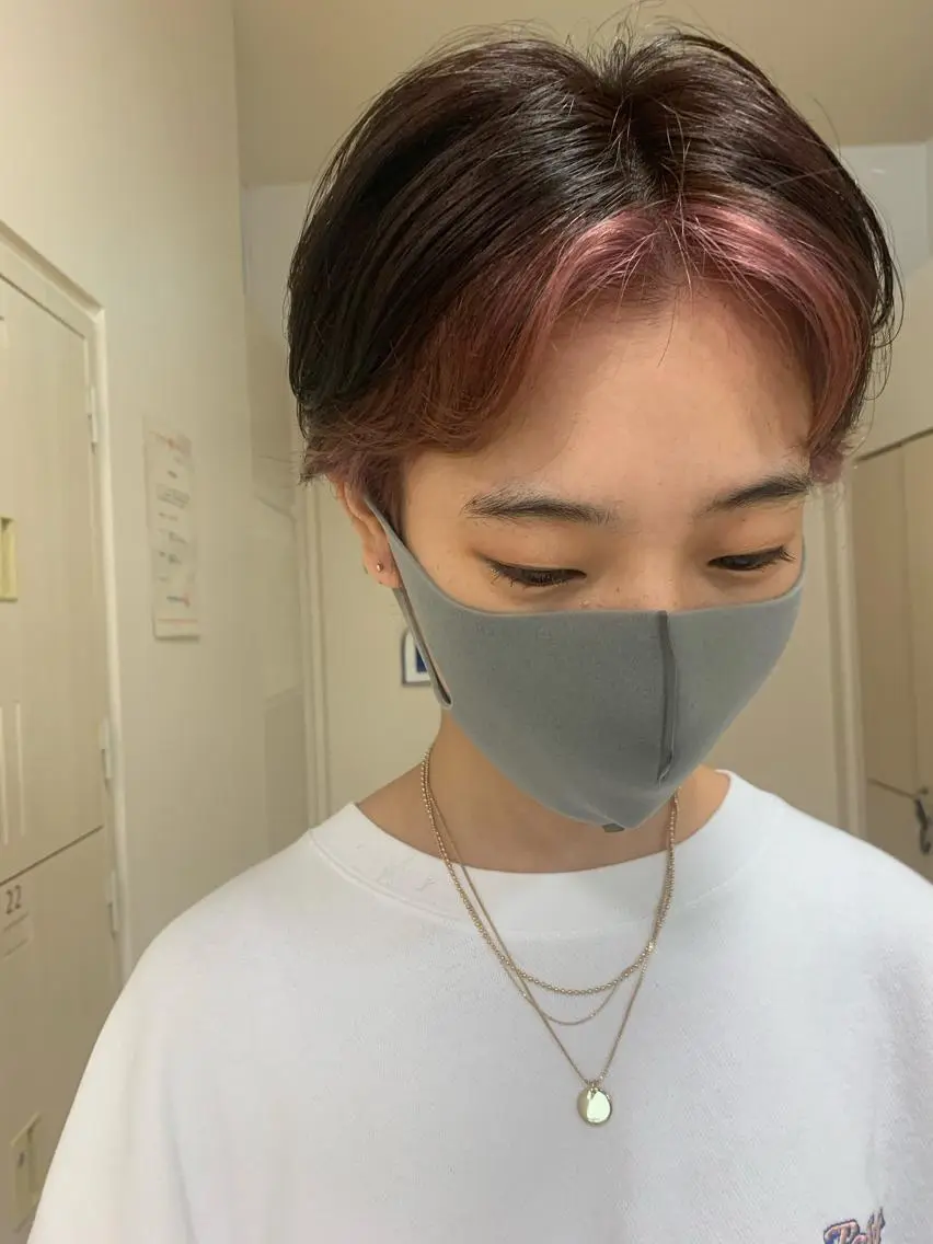 ショート カラー 暖色/ブリーチカラー 🎀 M i k uのヘアスタイル