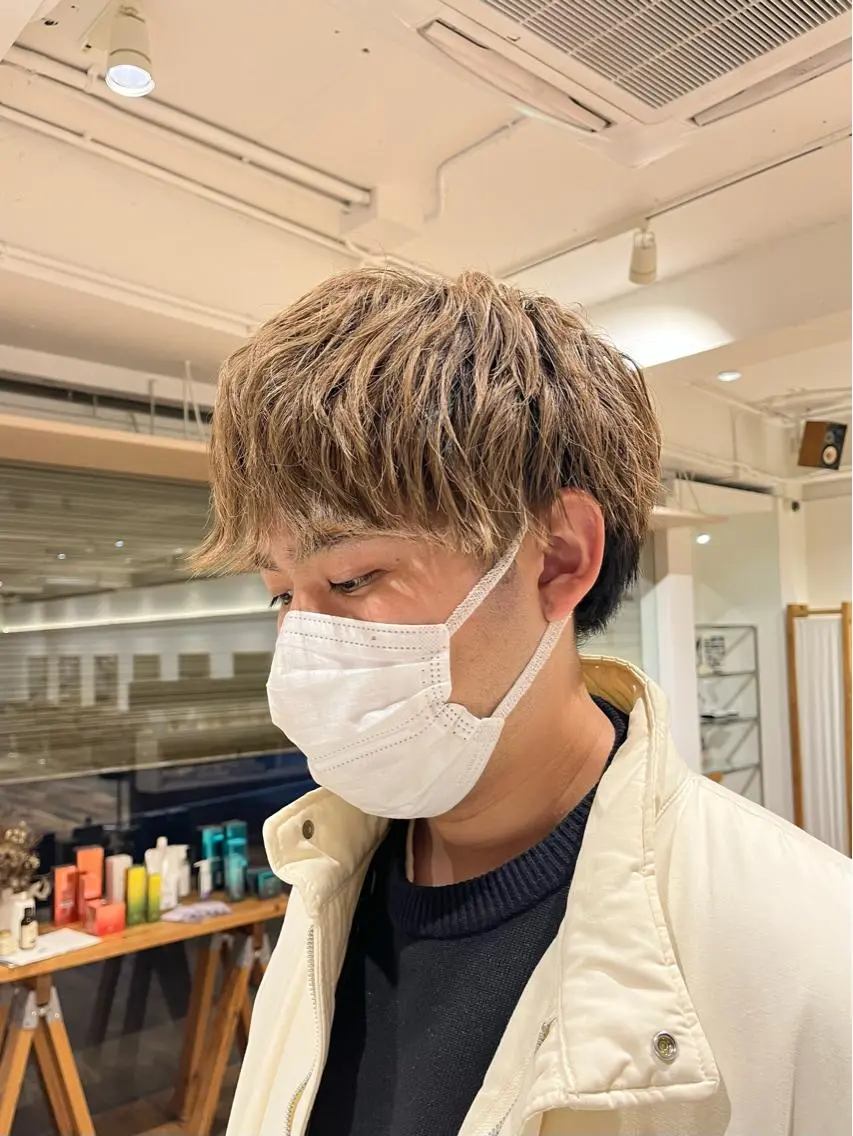 ショート パーマ メンズ リナ✮レイヤーカット モデル様✮募集中のヘアスタイル