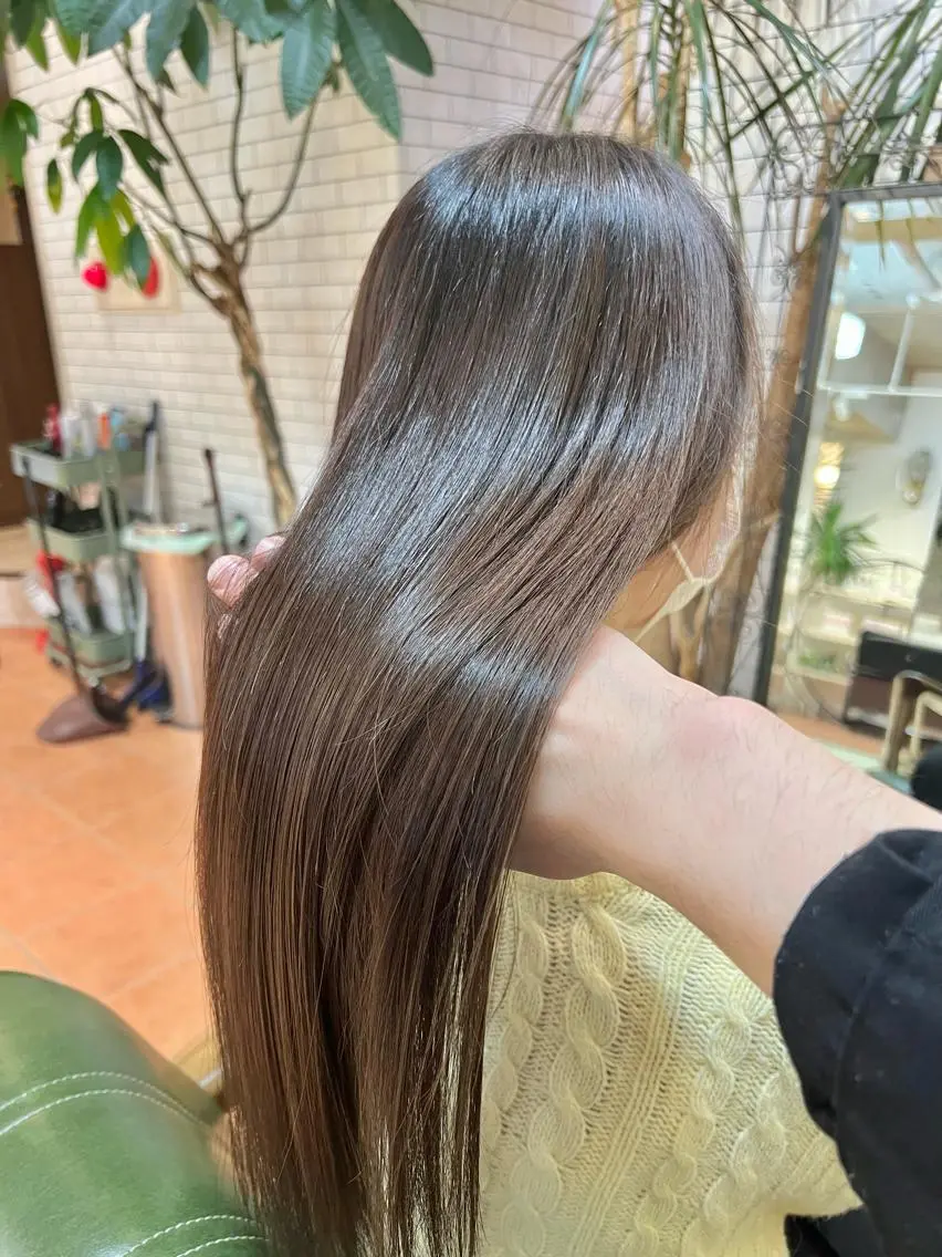 ロング カラー ヘアカラー トリートメント 石井 佑樹のヘアスタイル