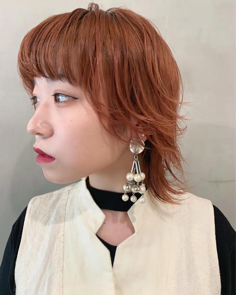 ショート カラー ウルフカット カット トリートメント 優作 〜圧倒的信頼〜のヘアスタイル