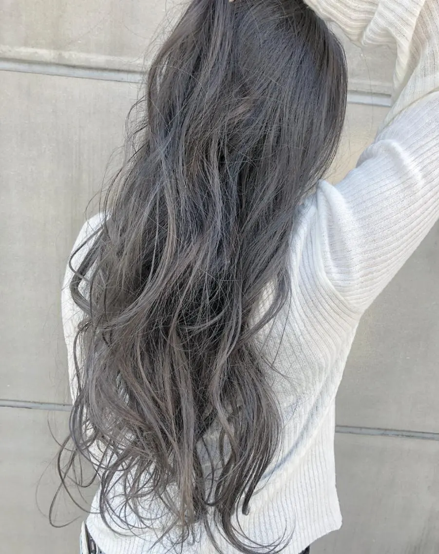 ロング カラー 北間 寛哉のヘアスタイル