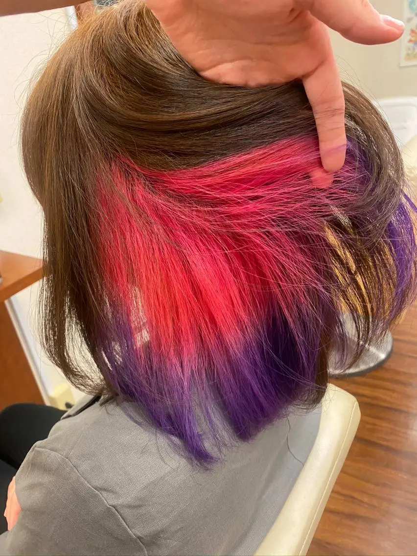 ミディアム カラー ✨コーンロウ✨ 本田さゃかのヘアスタイル