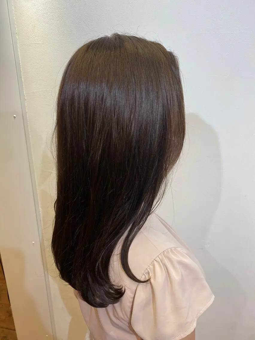セミロング 小顔カット 🌿リョウカのヘアスタイル