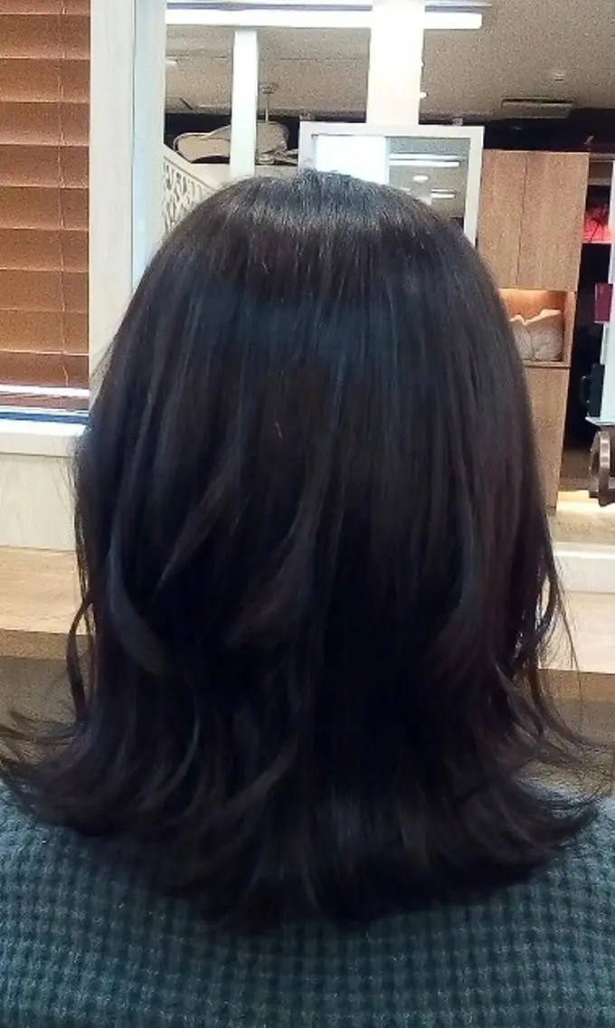 ミディアム カラー パーマ マツエク・マツパ ネイル キッズ メンズ ヘアアレンジ 透明感カラー トリートメント カット ヘアカラー トリートメント MEGUMI megumiのヘアスタイル