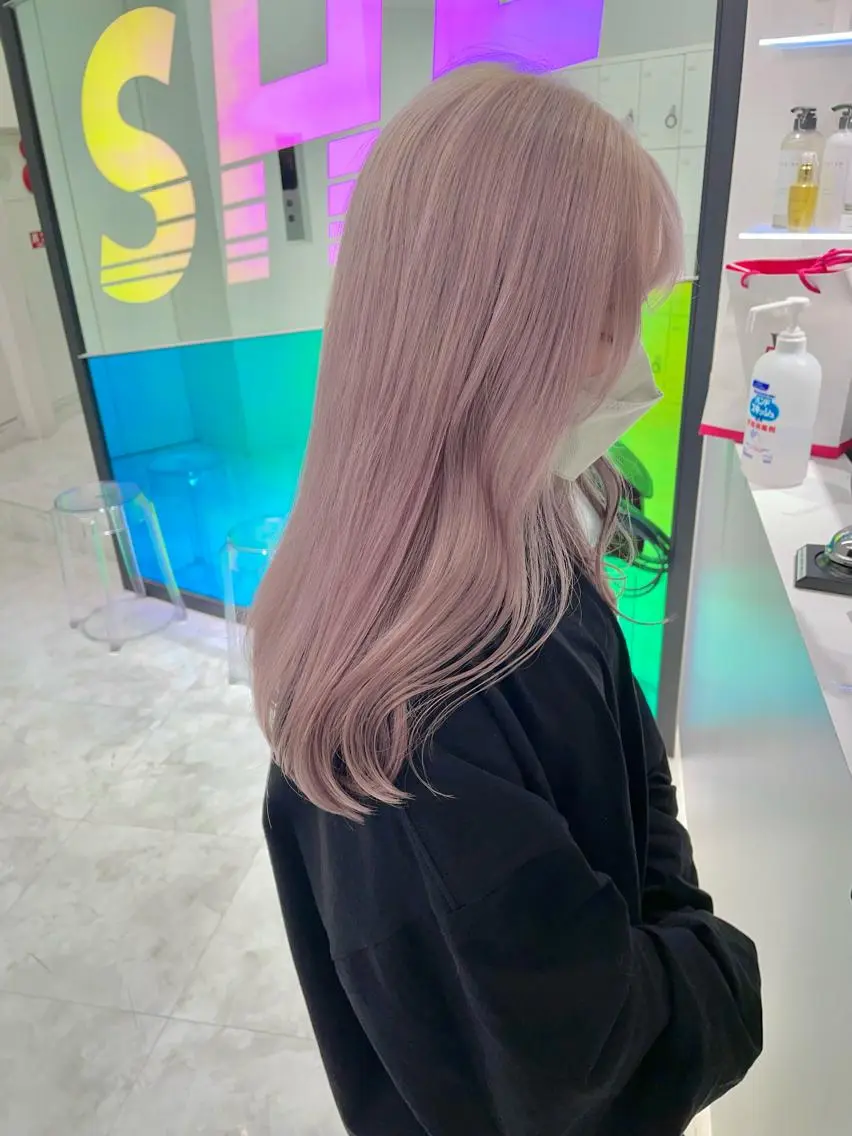 ロング カラー 🎀ブリーチなし/ レイヤーカット🎀のヘアスタイル