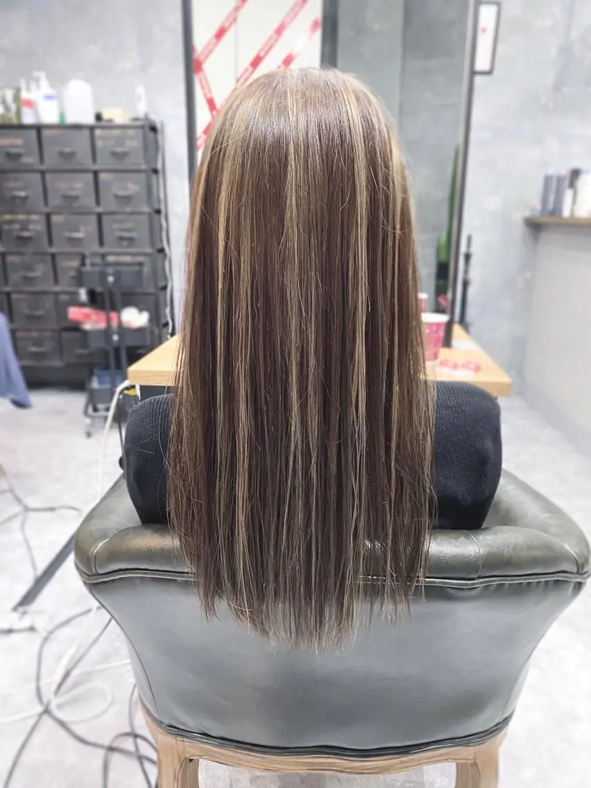 ロング カラー ヘアアレンジ 加藤 琢也のヘアスタイル