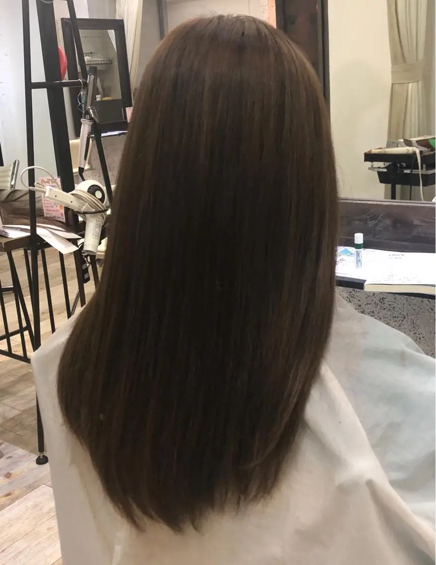 ロング カラー ヘアアレンジ シールエクステ エクステ カット エクステ ヘアセット 八巻 晴香のヘアスタイル
