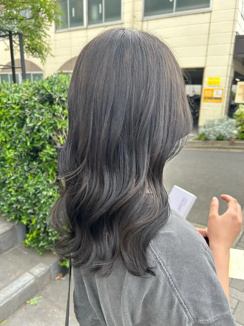 セミロング カラー 透明感カラー グレージュ ヘアカラー 袴着付け予約受付中/ 渡辺奈緒のその他イメージ