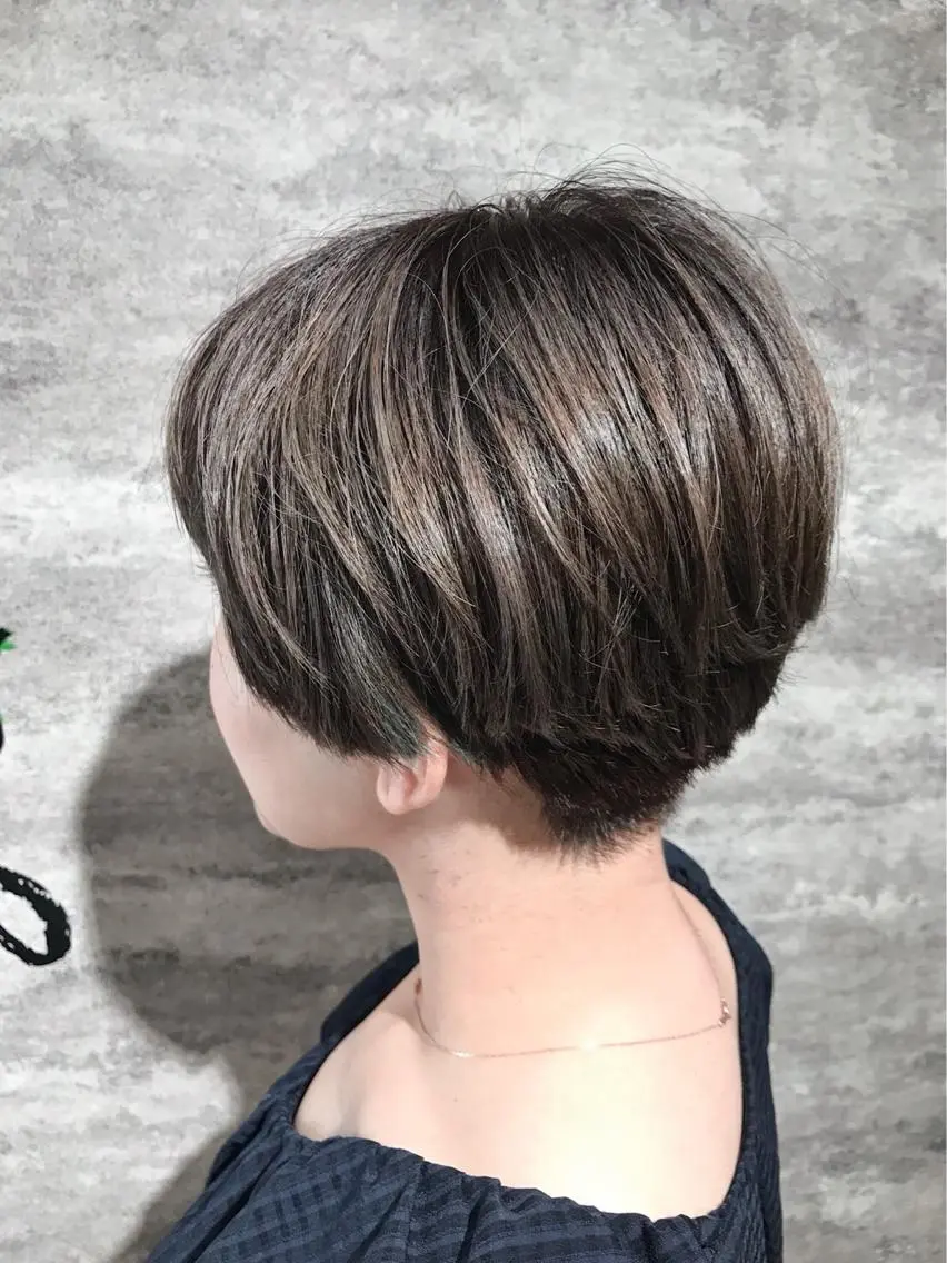 ショート カラー ベージュカラー 🫟Blanco🫟 Color&Careのヘアスタイル