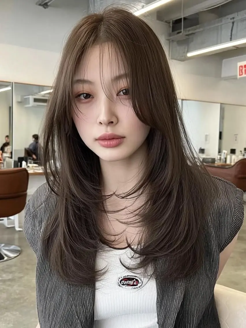 セミロング ボブ 外国人風カラー カット ヘアカラー トリートメント 🎀透明感カラー/ yuka🎀のヘアスタイル