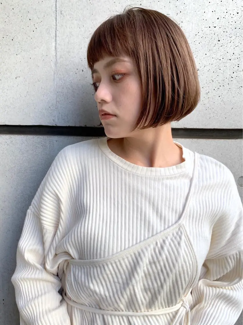 ショート ショートヘア カット ヘアカラー トリートメント Toiro 中目黒のヘアスタイル