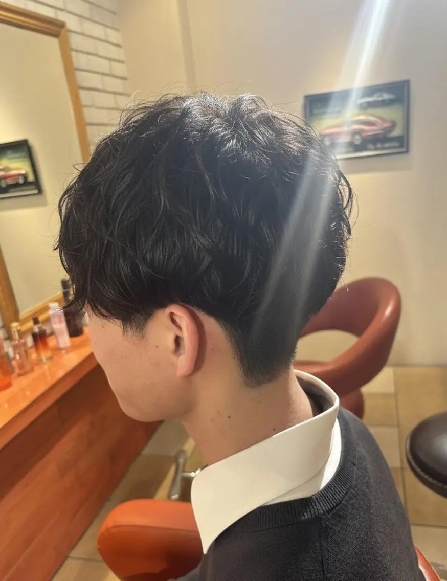 パーマ ショート ニュアンスパーマ カット パーマ トリートメント ヘッドスパ flencia 丸 和博｜カットのヘアスタイル