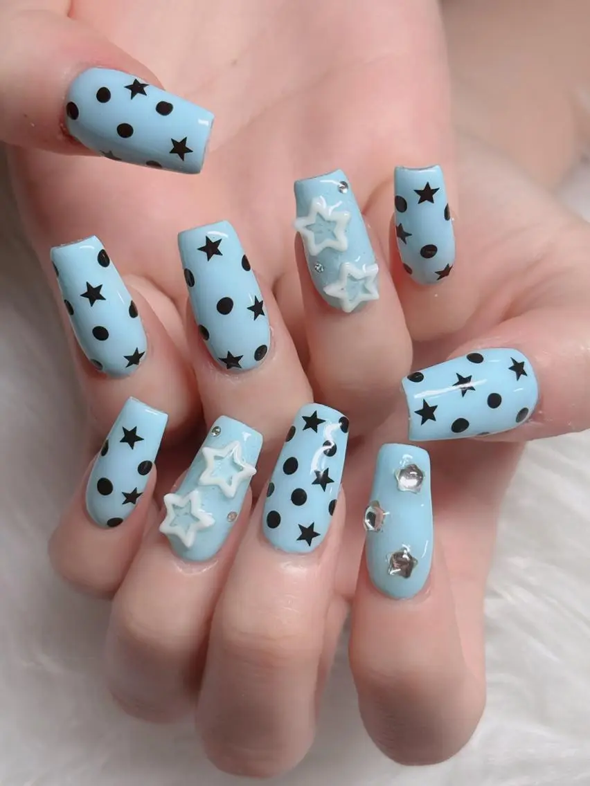 ネイル フレンチネイル ジェルネイル ハロウィン 韓国ネイル マグネットネイル ハンドネイル Hbaby nailのネイルデザイン