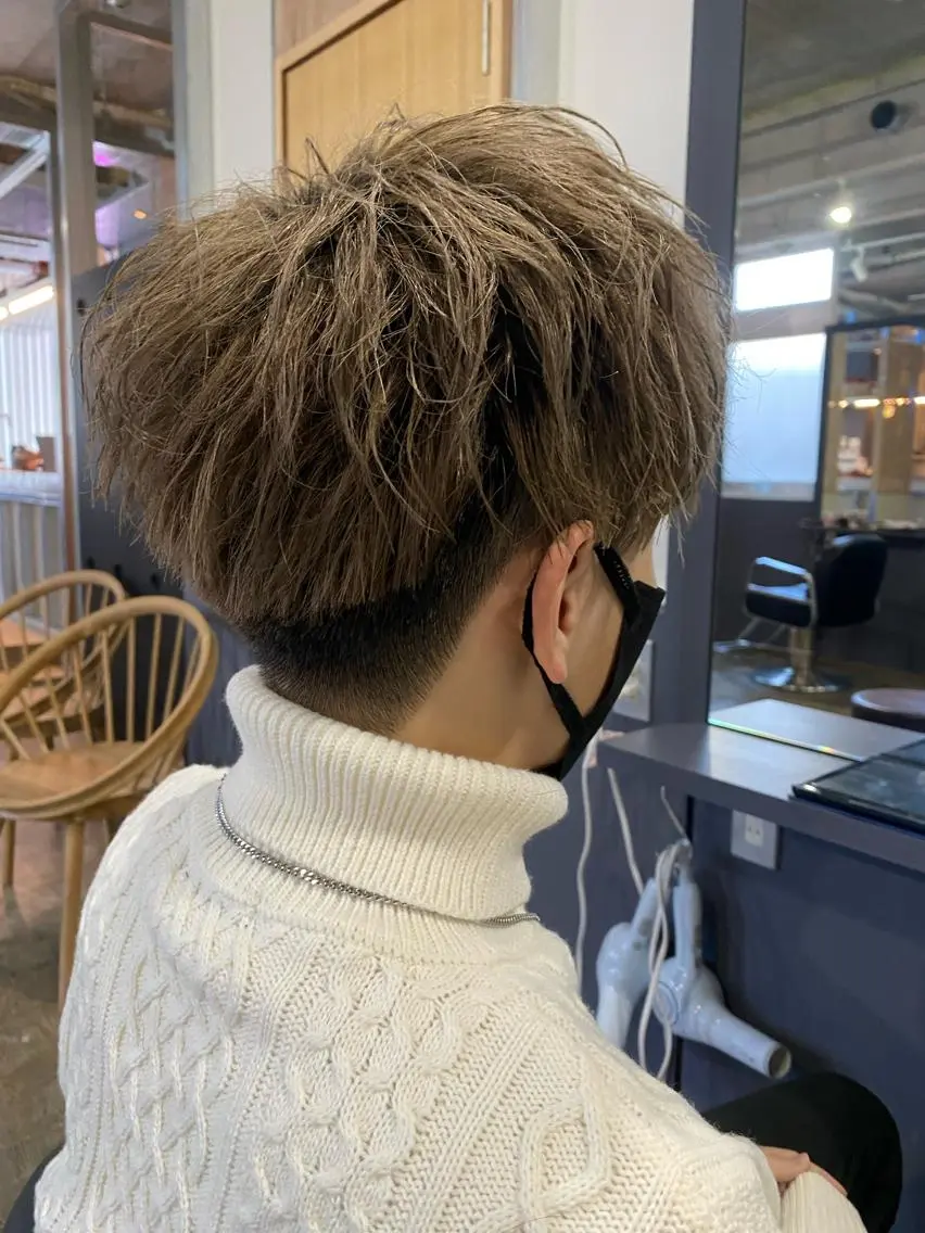 カラー メンズ くせ毛多毛特化 高橋　淳のヘアスタイル