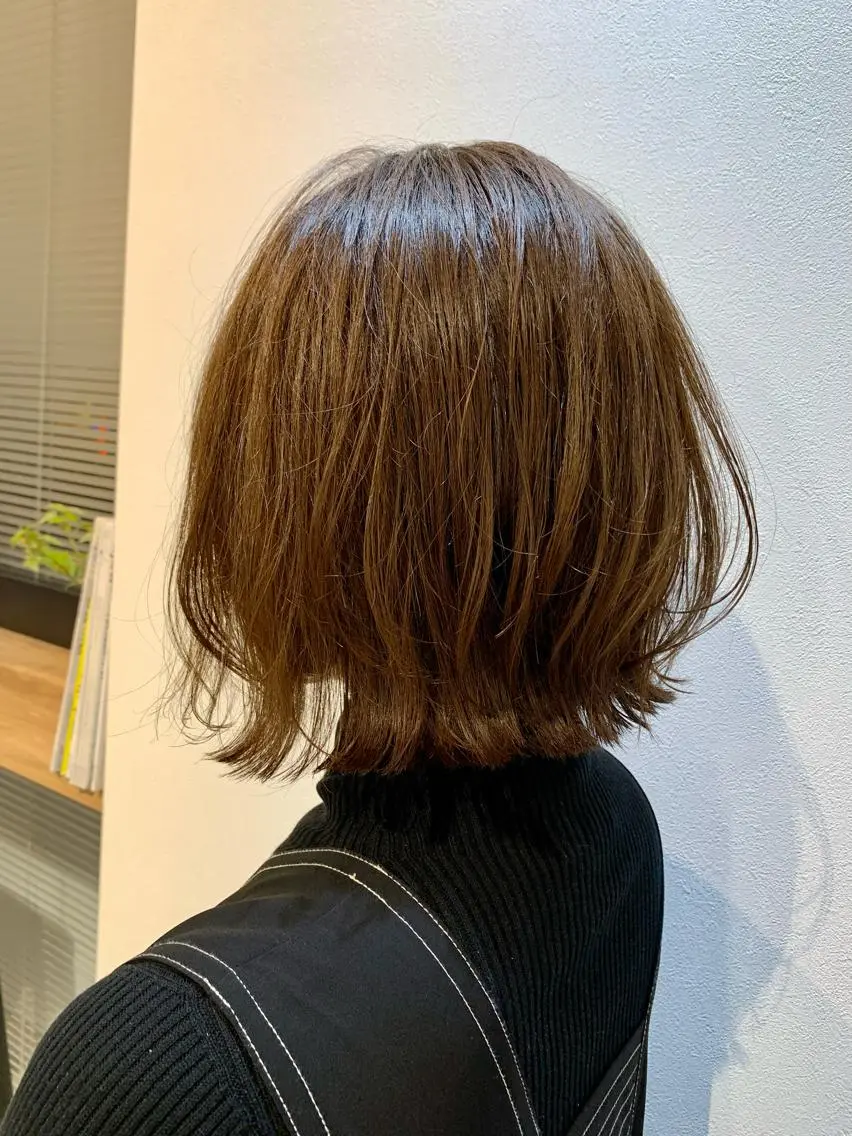 ミディアム ボブ くびれヘア ショート特化✂︎門脇 ~広がらない髪へ~のヘアスタイル