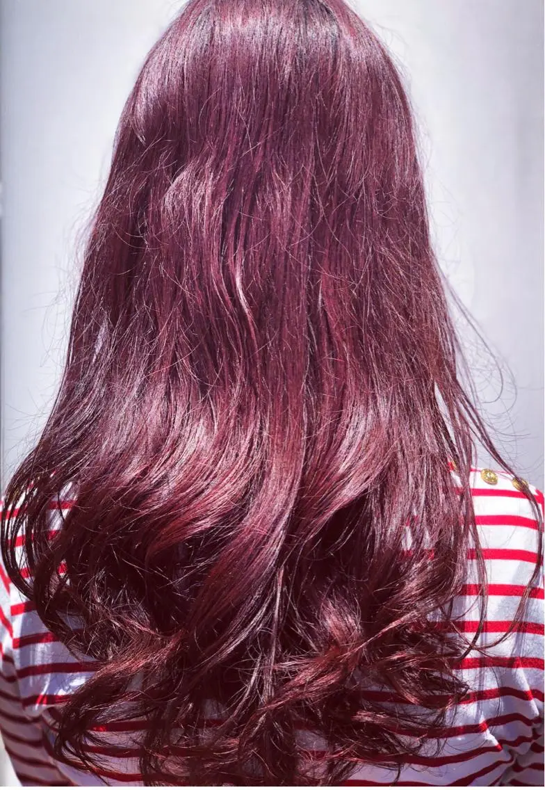 ロング カット ヘアカラー トリートメント 菊池 幹のヘアスタイル