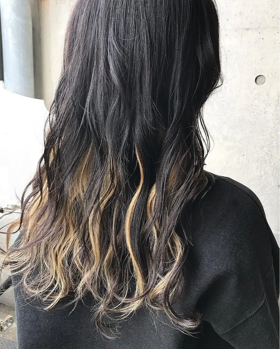 ロング カラー 及川 光のヘアスタイル