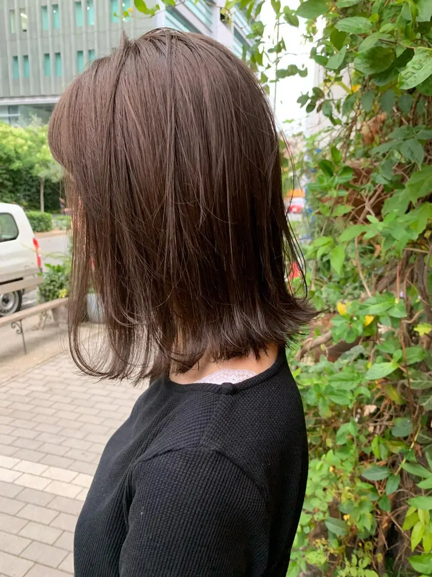 ショート ボブ レイヤーカット 鈴木駿介のヘアスタイル