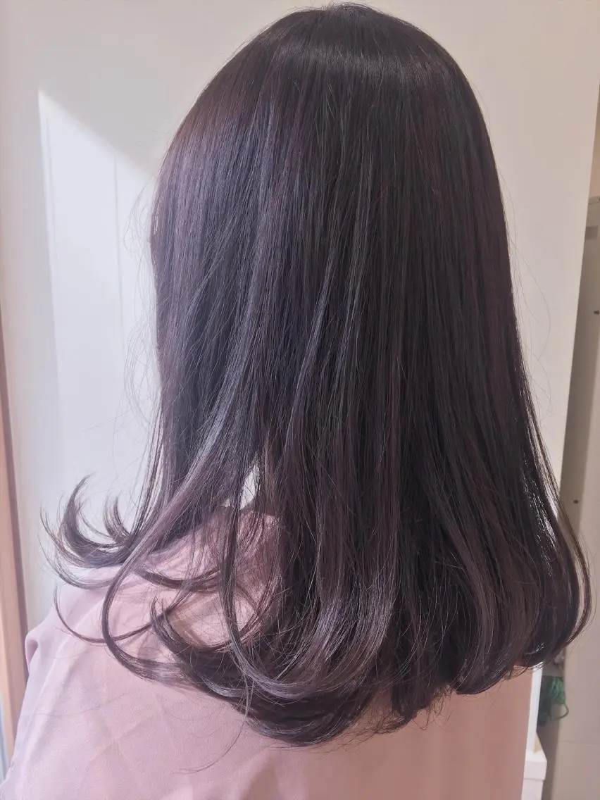 セミロング カラー 代表🎀 ふわモテ愛 され髪🩷yumiのヘアスタイル