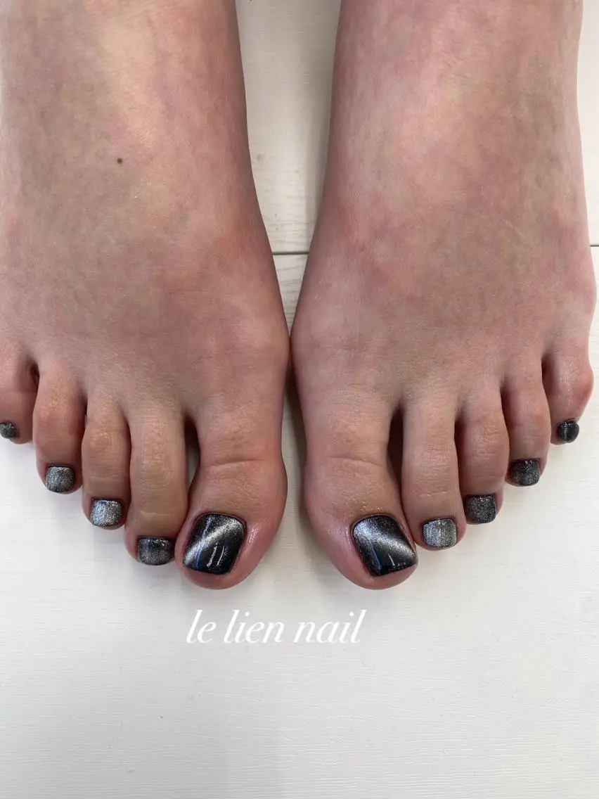 ネイル フットネイル マグネットネイル le lien nailのネイルデザイン