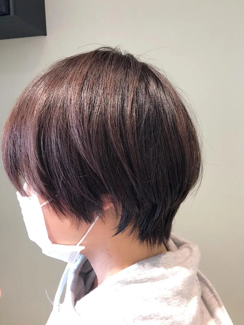 ショート カット ヘアカラー トリートメント 名古屋 北区  黒川 wacca 安井隆一のヘアスタイル