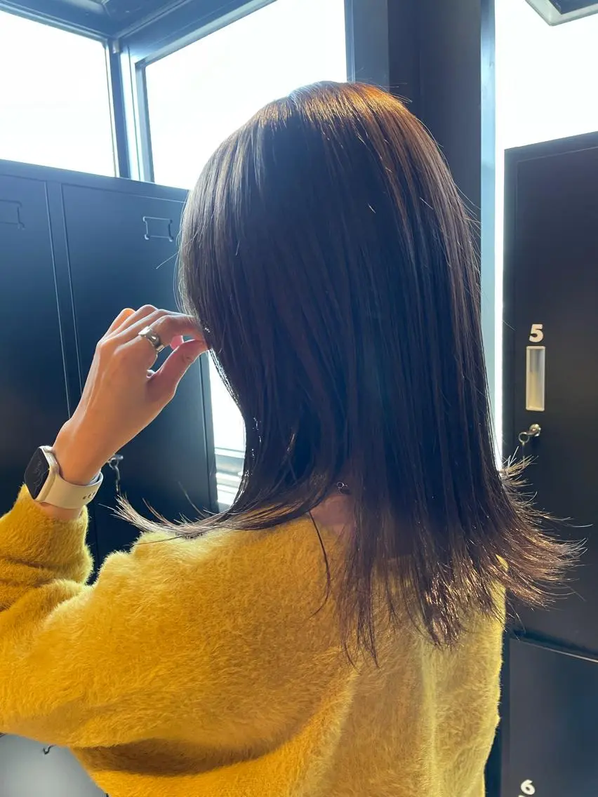 ロング カラー さと ちはるのヘアスタイル