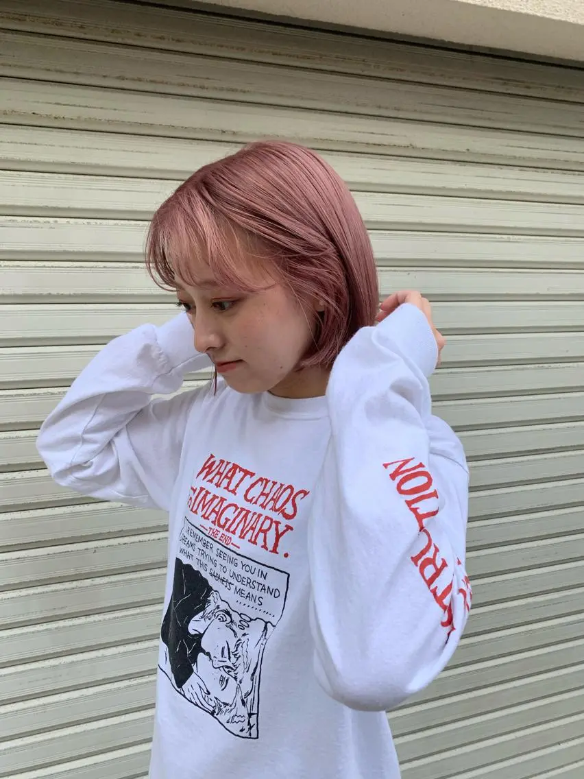 ショート カラー ブリーチカラーが人気 onnuのヘアスタイル
