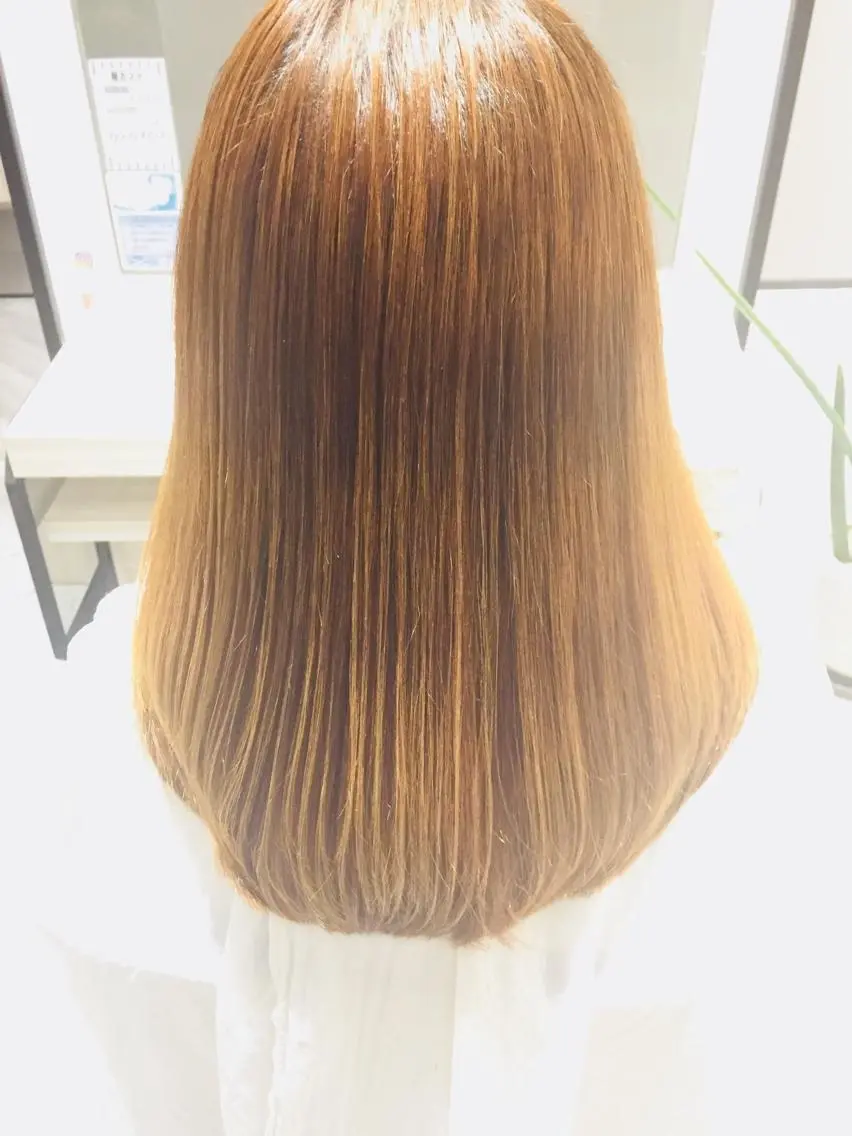 セミロング トリートメント トリートメント ヘッドスパ 岡田 夏実のヘアスタイル