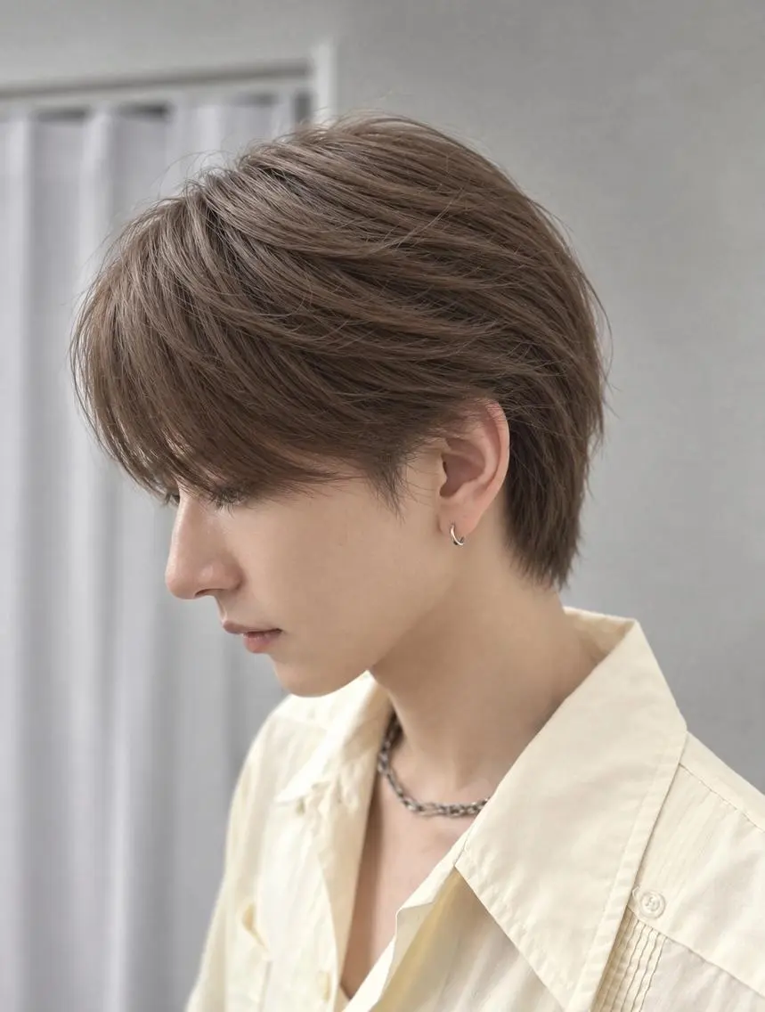 メンズ カラー メンズカット眉WAX 専門スタイリスト岡田のヘアスタイル