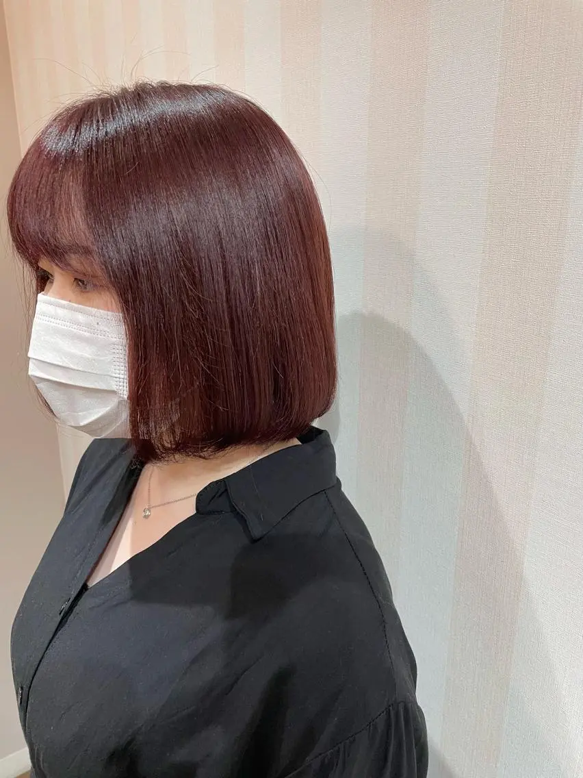 ミディアム カラー newi梅田🫧韓国 ヘア🫧sakiのヘアスタイル