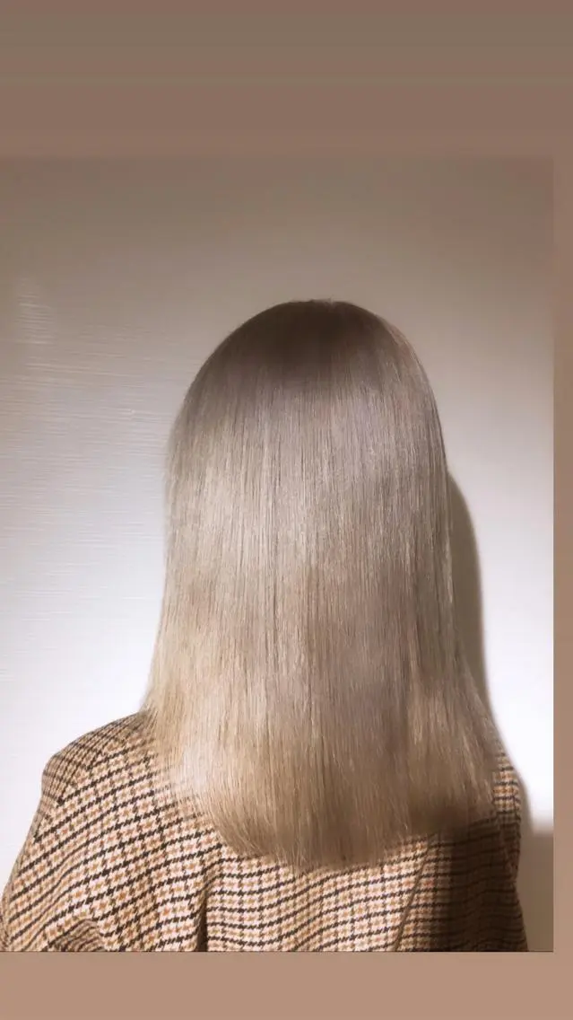 セミロング カラー ヘアカラー トリートメント ヘアセット モテ髪提案します💕 髪質改善宗一郎のヘアスタイル