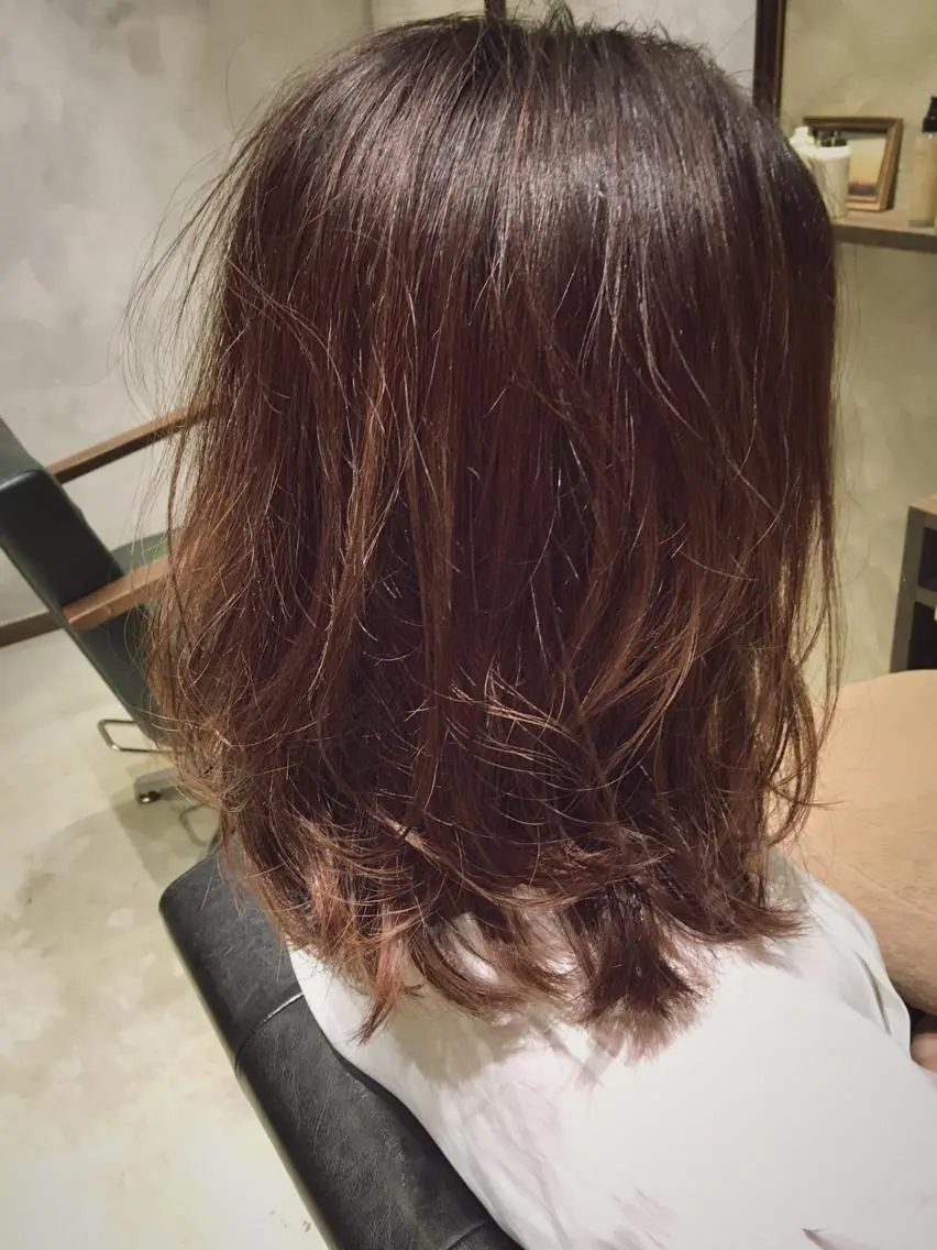 ミディアム ボブ 松村 崇弘のヘアスタイル